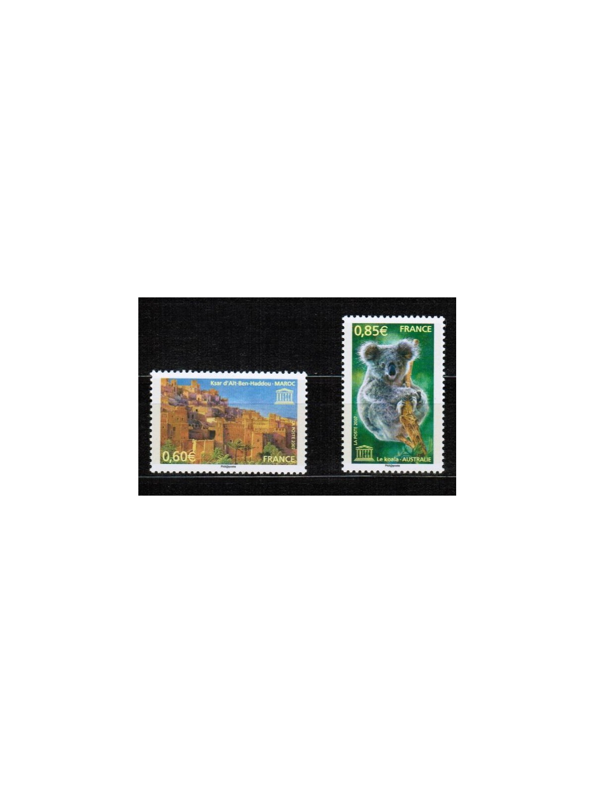 FRANCIA 2007 Francobolli di Servizio (UNESCO) 2v MNH**