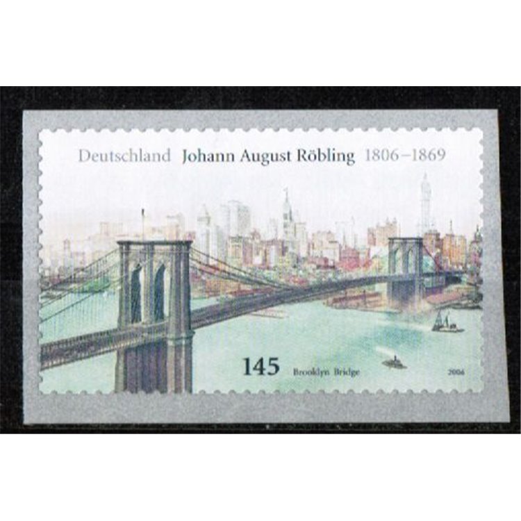 GERMANY BRD 2006 Johann August Robling adhesive MNH**