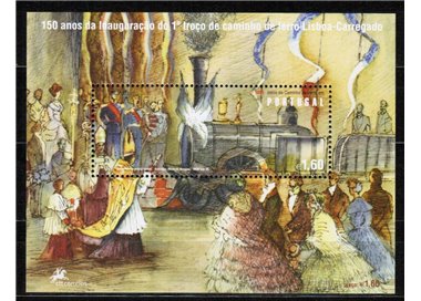 PORTUGAL 2006 Railway Anniversary 1 s/s MNH**