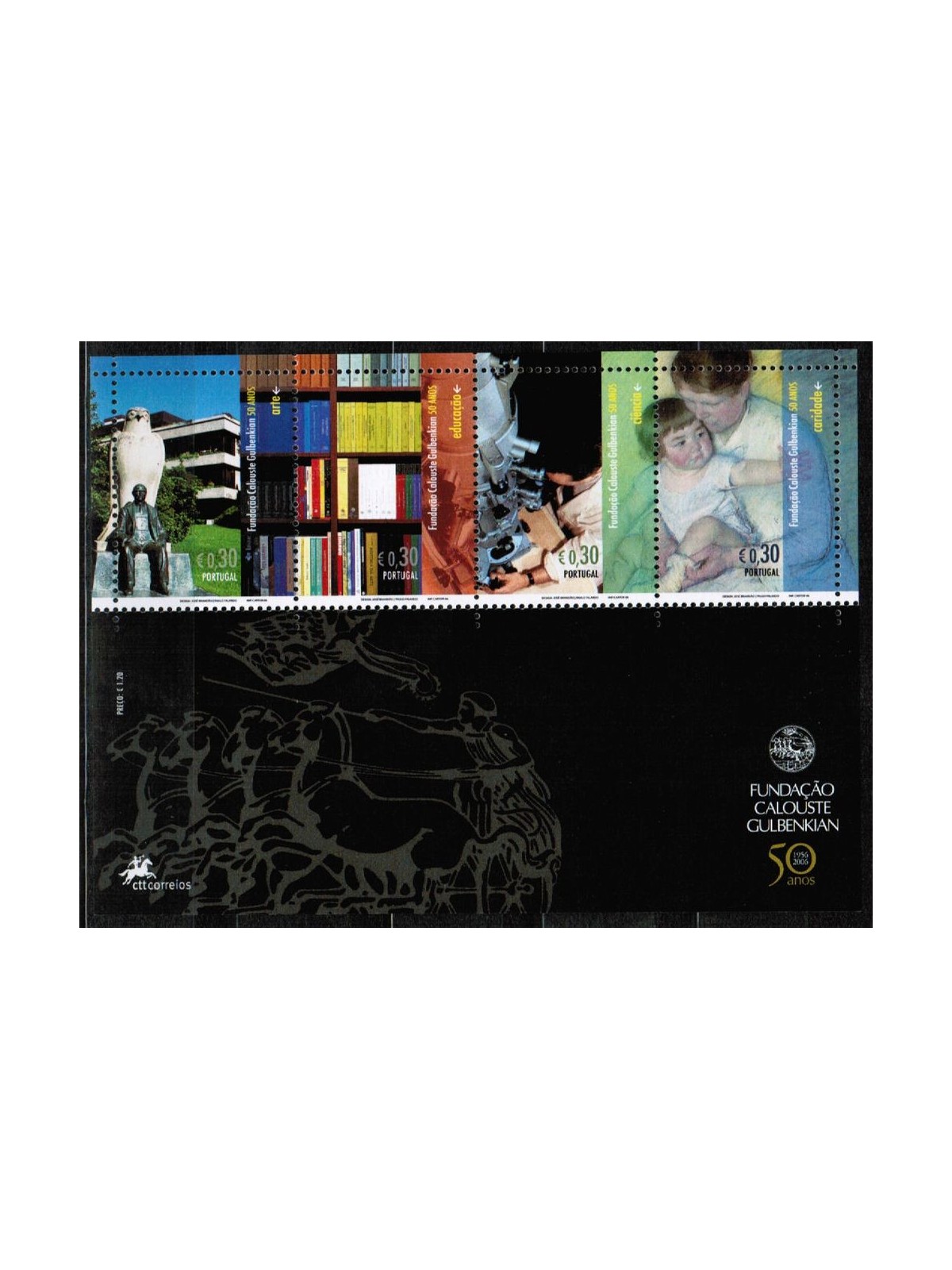 PORTOGALLO 2006 Fondazione Calouste Gulbenkian 1 BF MNH**
