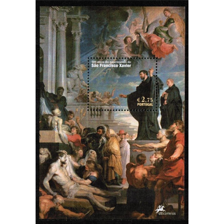 PORTOGALLO 2006 Franz Xavier 1 BF MNH**