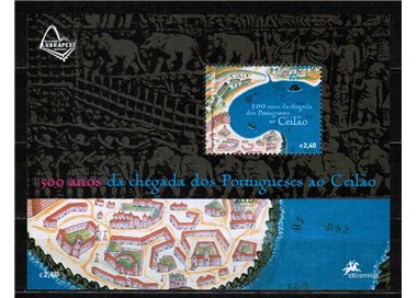 PORTOGALLO 2006 Portoghesi a Ceylon 1 BF MNH**