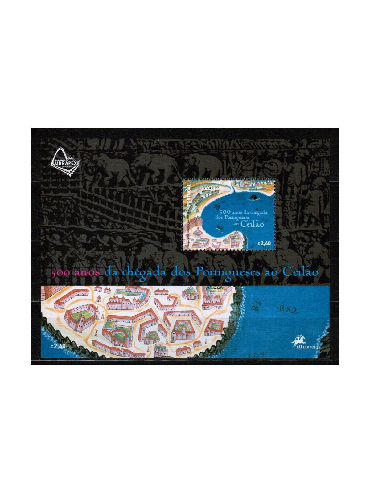 PORTOGALLO 2006 Portoghesi a Ceylon 1 BF MNH**