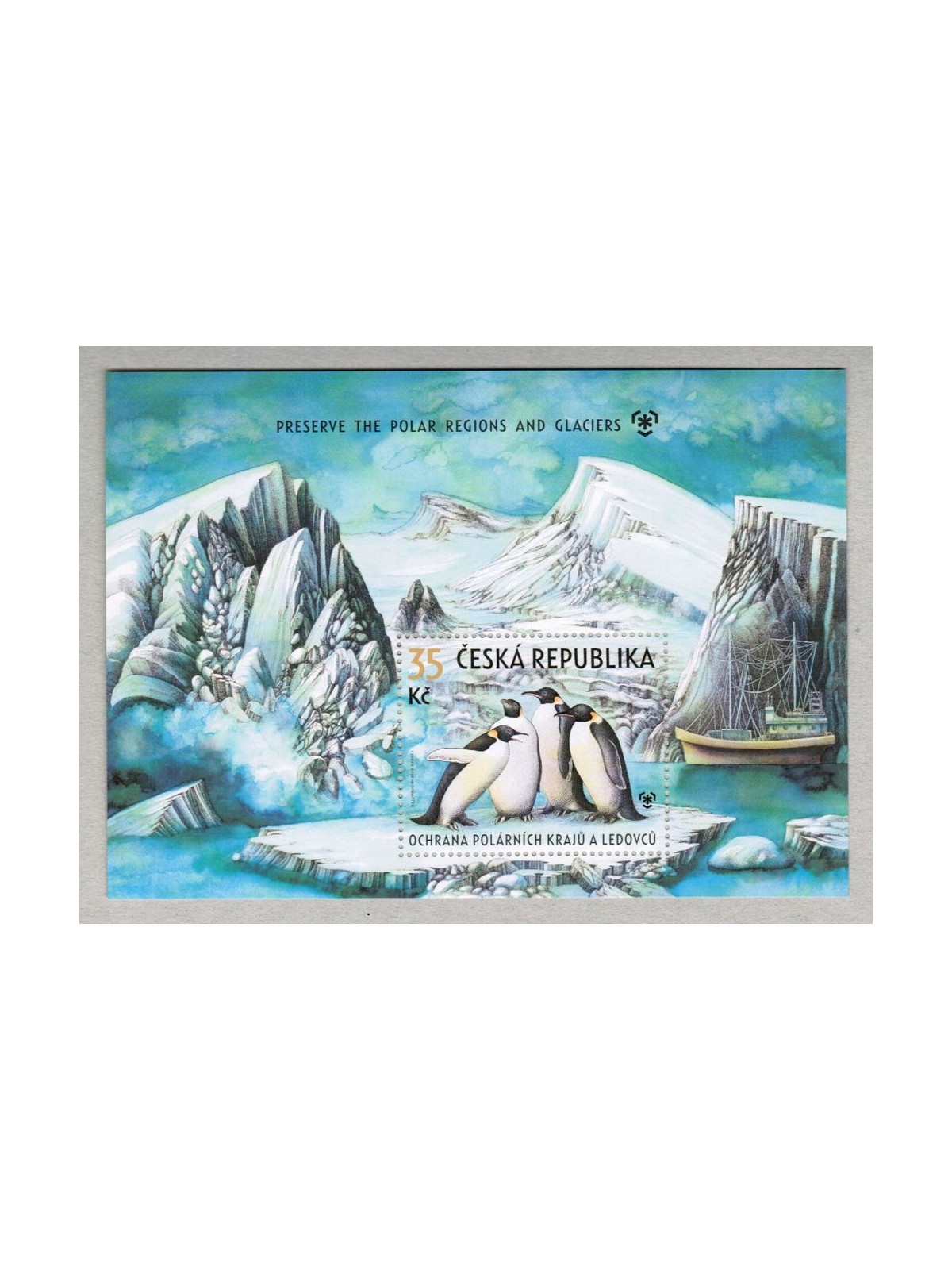 REPUBBLICA CECA 2009 Protezione aree polari BF MNH**