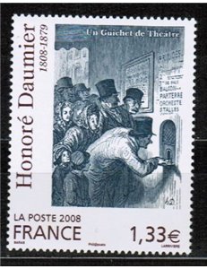 FRANCE 2008 Art (Honoré Daumier) MNH**
