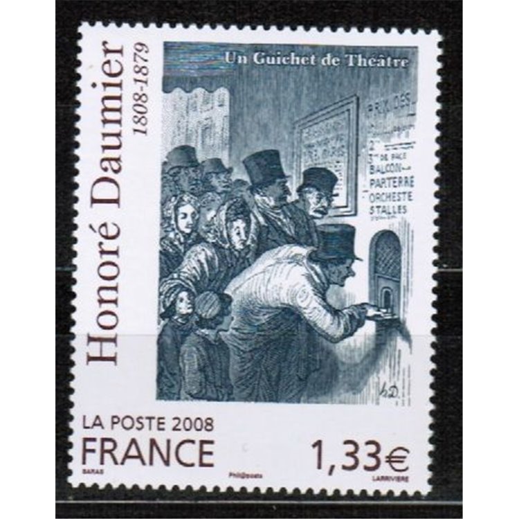 FRANCE 2008 Art (Honoré Daumier) MNH**