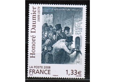 FRANCE 2008 Art (Honoré Daumier) MNH**