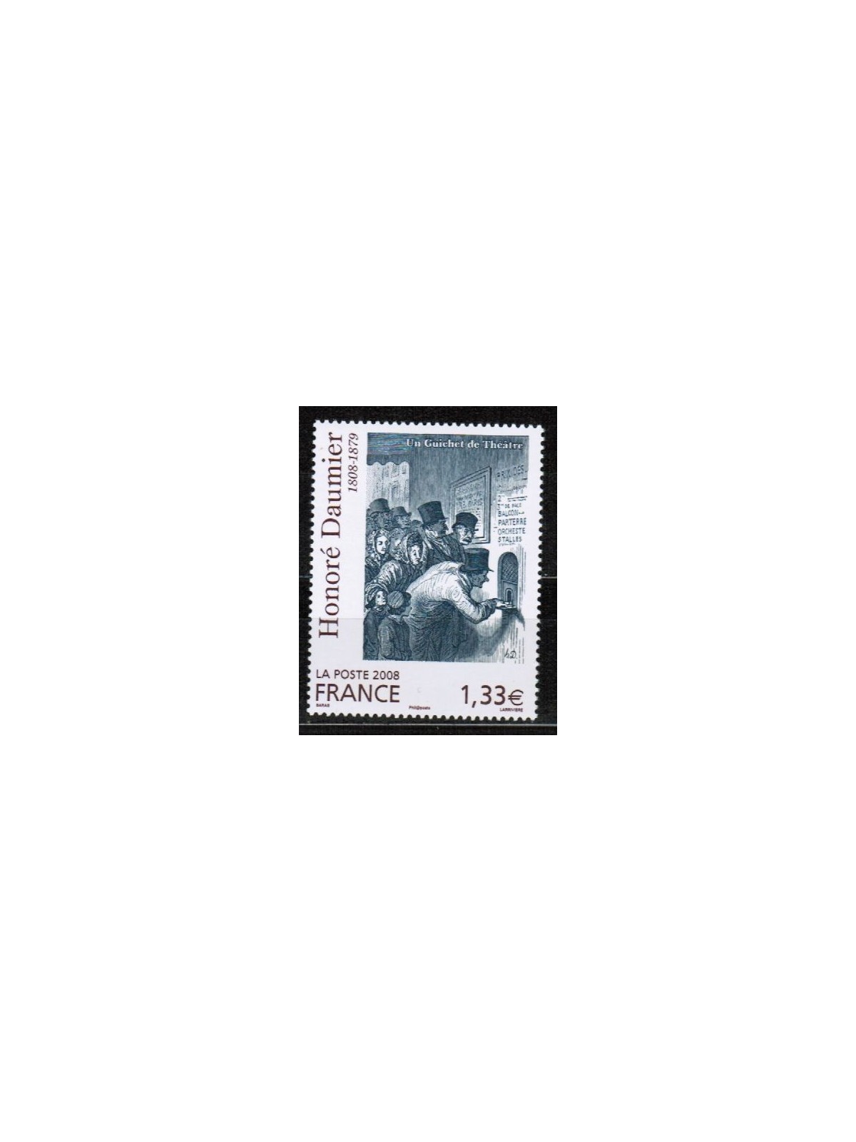 FRANCIA 2008 Arte (Honorè Daumier) MNH**