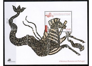 PORTOGALLO 2006 Archeologia, patrimonio dell'epoca romanica 1 BF MNH**