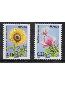 FRANCIA 2008 Preannullati (Fiori) 2v MNH**