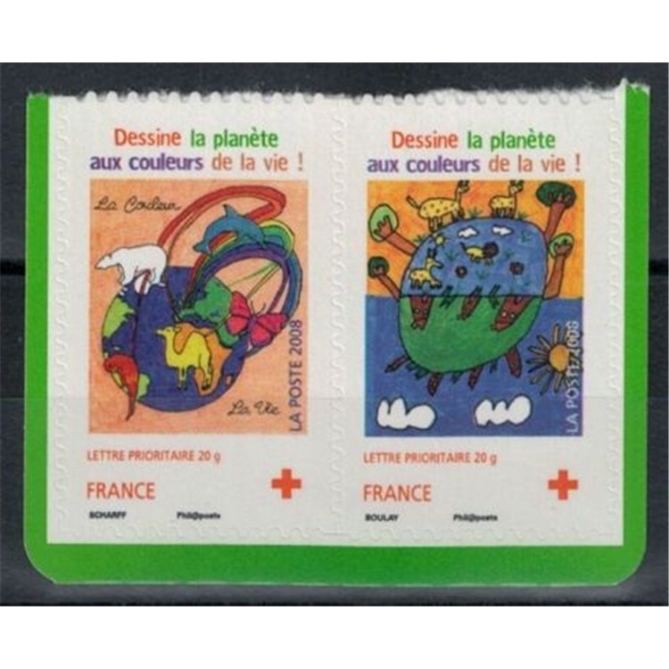 FRANCIA 2008 Pro Croce rossa 2v MNH**
