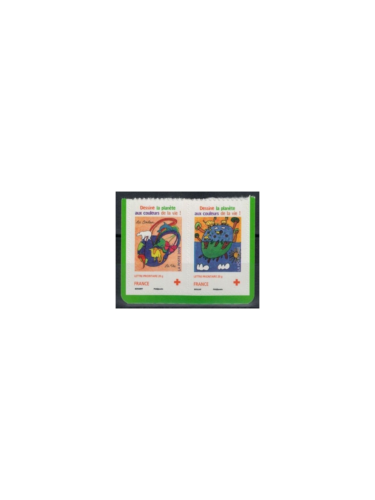 FRANCIA 2008 Pro Croce rossa 2v MNH**