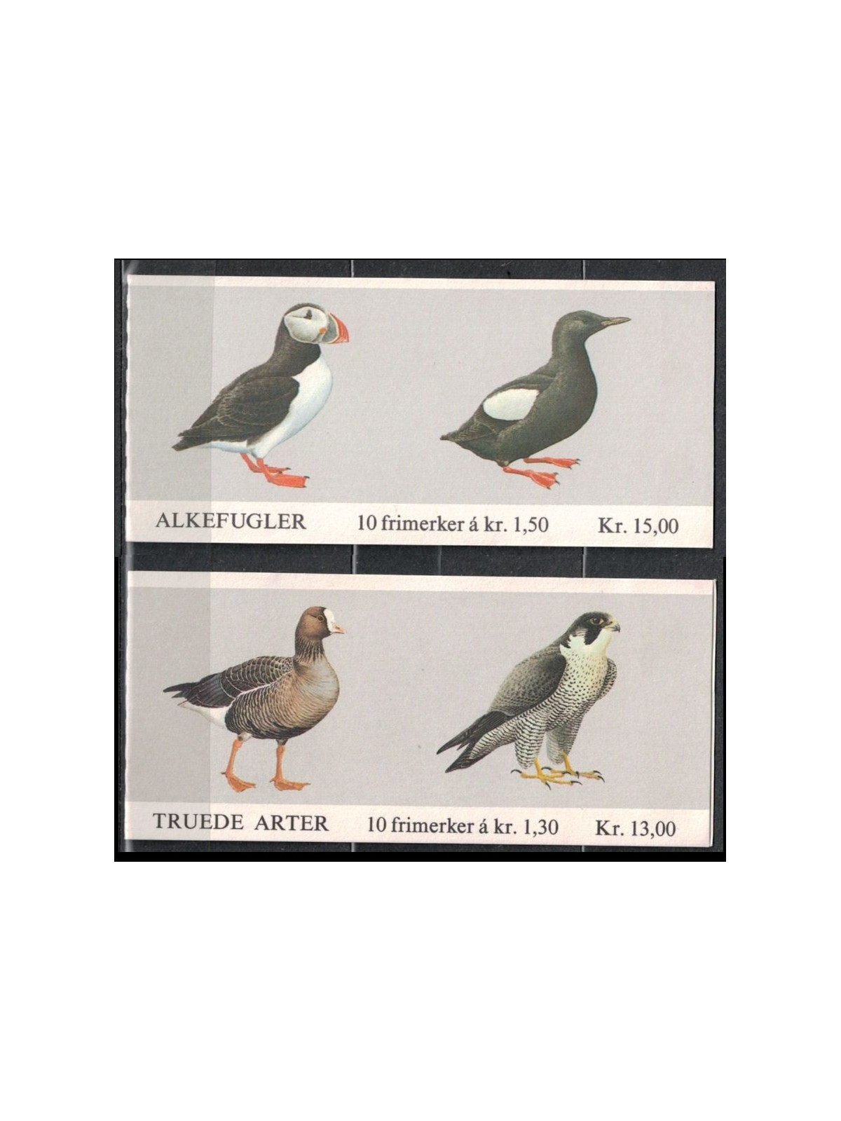 NORWAY 1981 Birds 5x4v in 2 booklets MNH**