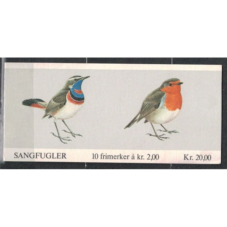 NORVEGIA 1982 Uccelli - Birds 5x2v in libretto MNH**