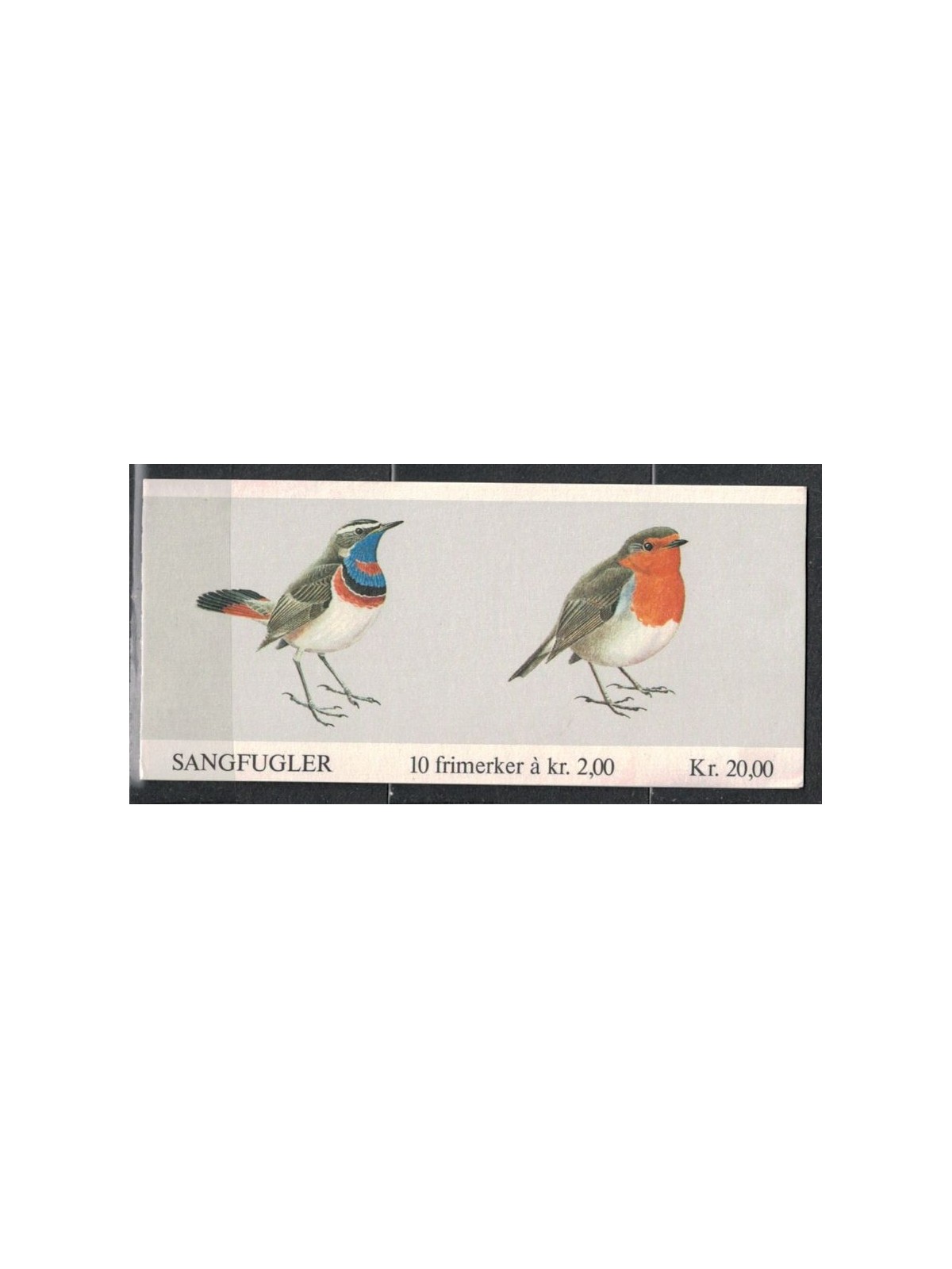 NORVEGIA 1982 Uccelli - Birds 5x2v in libretto MNH**