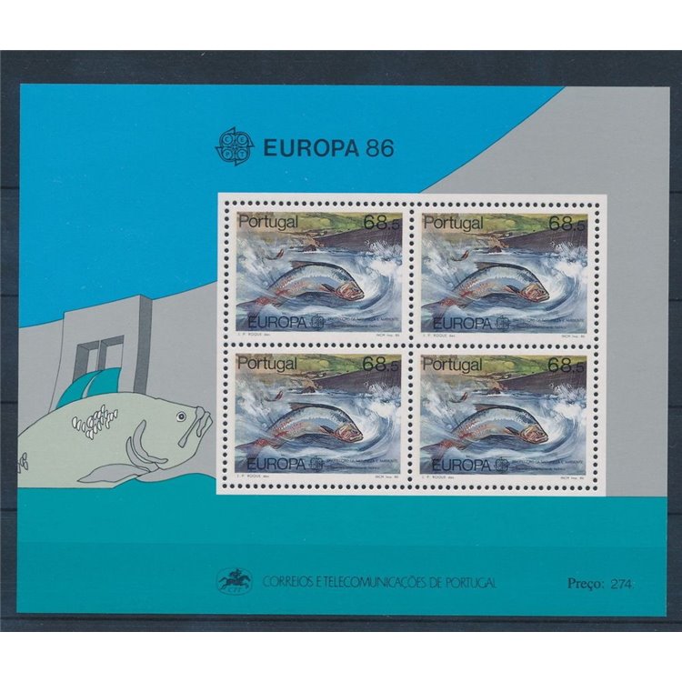 PORTUGAL 1986 Europe s/s MNH**