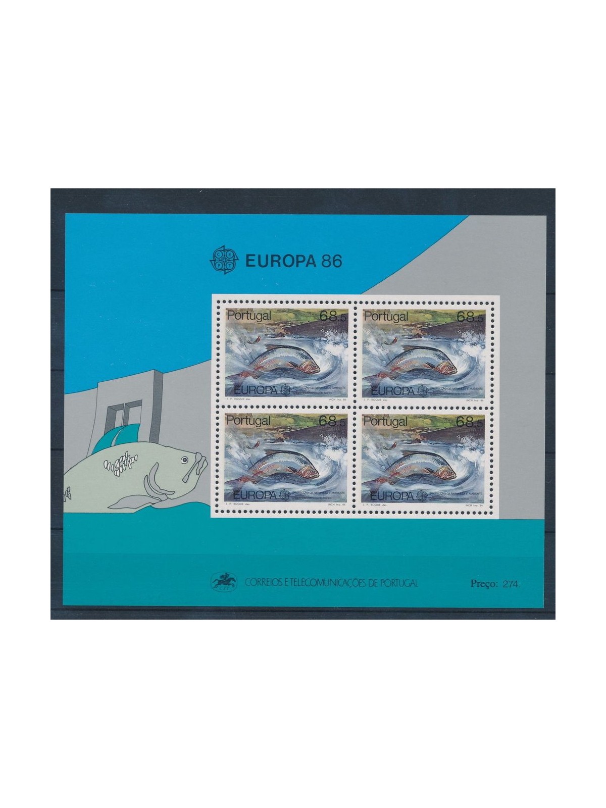 PORTOGALLO 1986 Europa BF MNH**