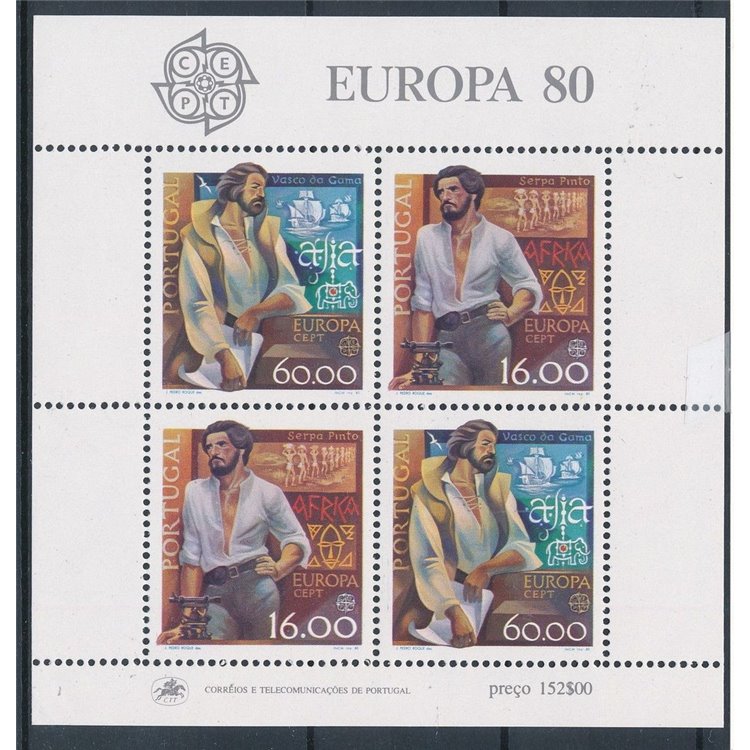 PORTUGAL 1980 Europe s/s MNH**