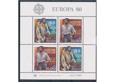 PORTOGALLO 1980 Europa BF MNH**