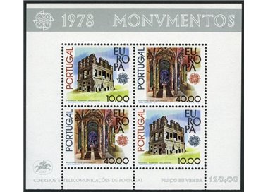 PORTOGALLO 1978 Europa BF MNH**