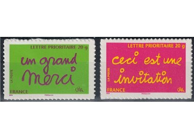 FRANCE 2008 Greetings Stamps 2v MNH**