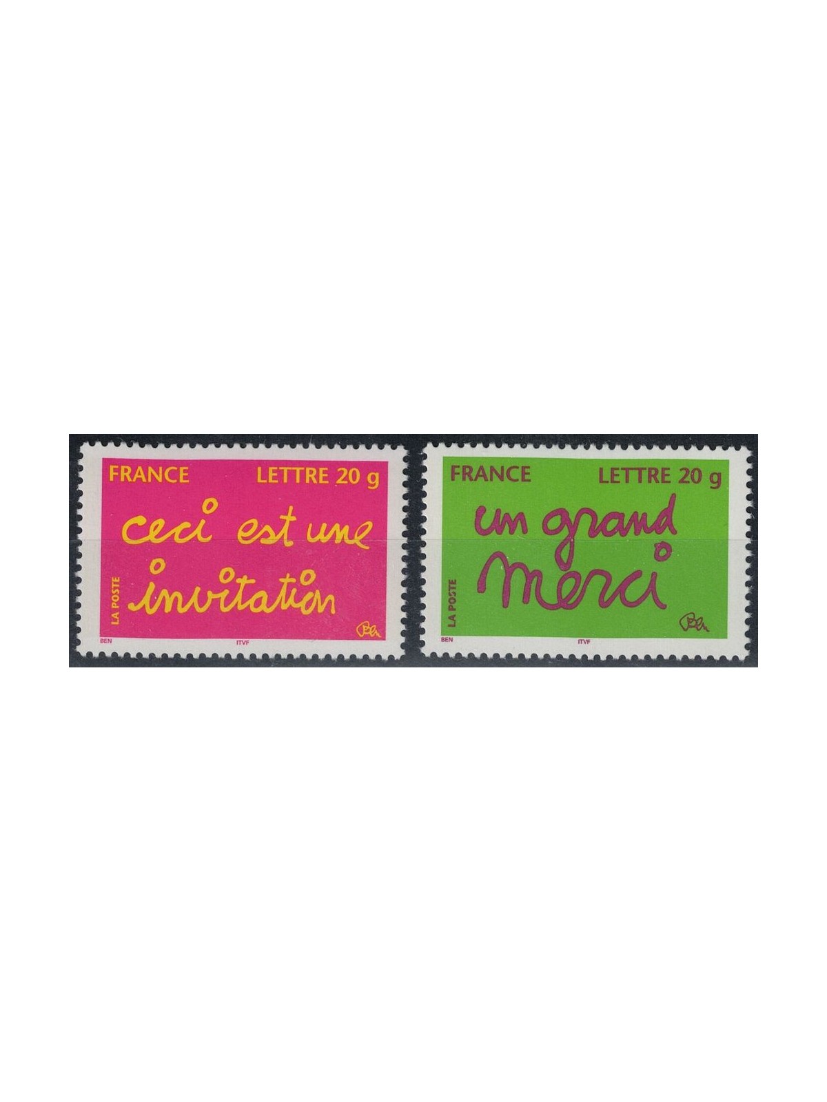 FRANCE 2005 Greetings Stamps 2v MNH**