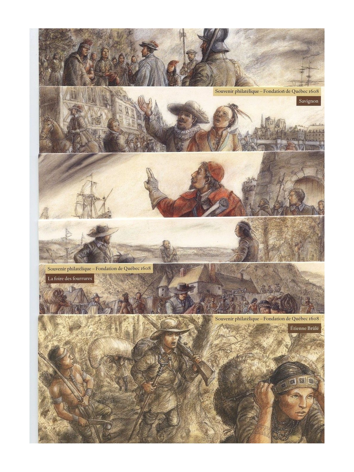 FRANCE 2008 Quebec City (Philatelic Souvenir)