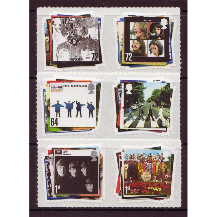GREAT BRITAIN 2007 50th Anniversary of the Beatles 6v MNH**