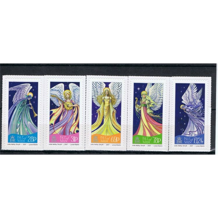 MAN 2007 Christmas, Angels 5v MNH**