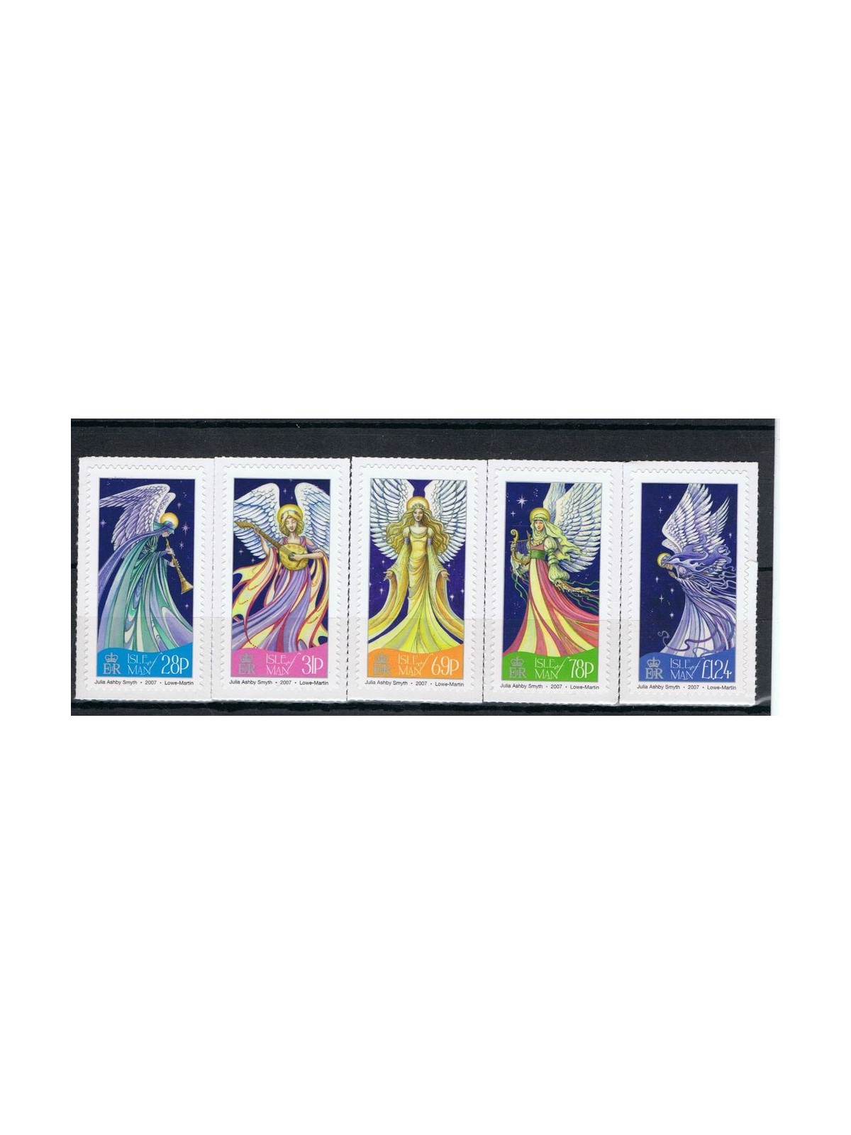 MAN 2007 Christmas, Angels 5v MNH**