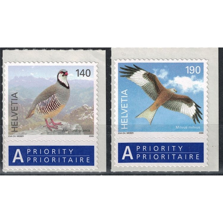 SWITZERLAND 2009 Fauna, birds 2v MNH**