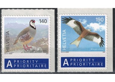 SWITZERLAND 2009 Fauna, birds 2v MNH**
