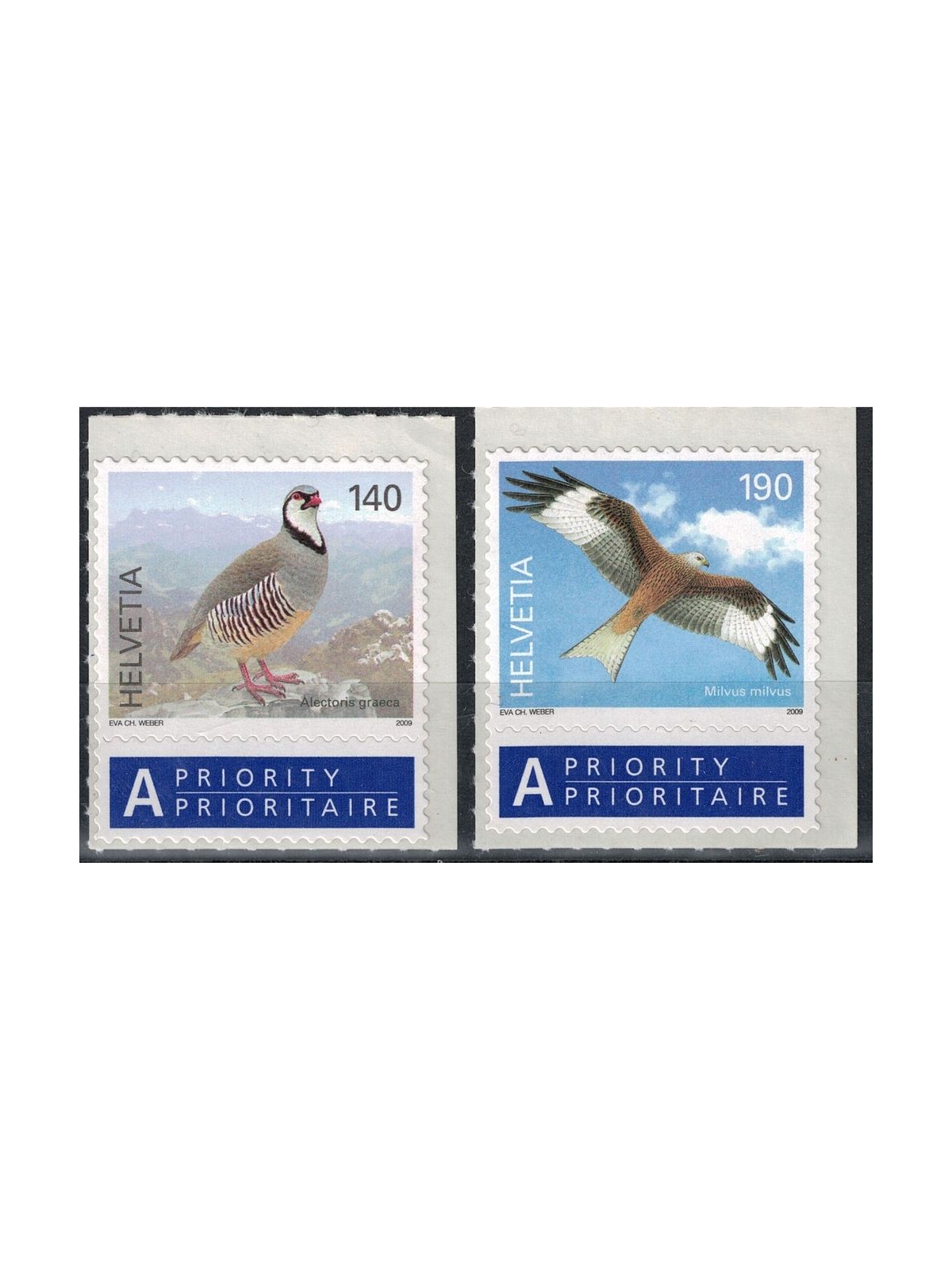 SWITZERLAND 2009 Fauna, birds 2v MNH**