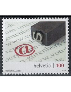 SVIZZERA 2009 Da Gutemberg ad internet 1v MNH**