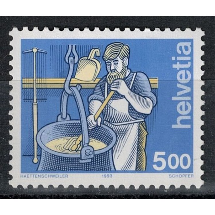 SVIZZERA 1993 Mestieri 1v MNH**