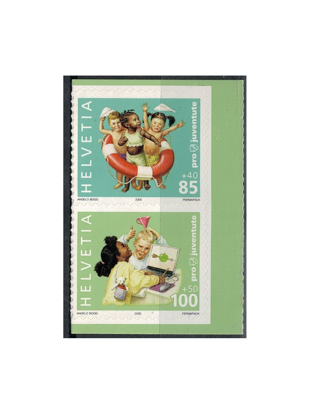 SWITZERLAND 2005 Pro Juventute 2v from MNH booklet**