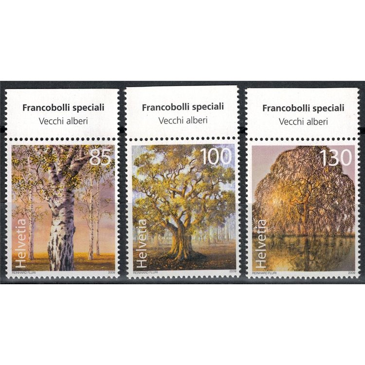 SVIZZERA 2009 Flora, antichi alberi 3v MNH**