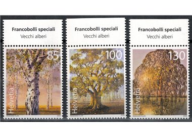 SWITZERLAND 2009 Flora, ancient trees 3v MNH**