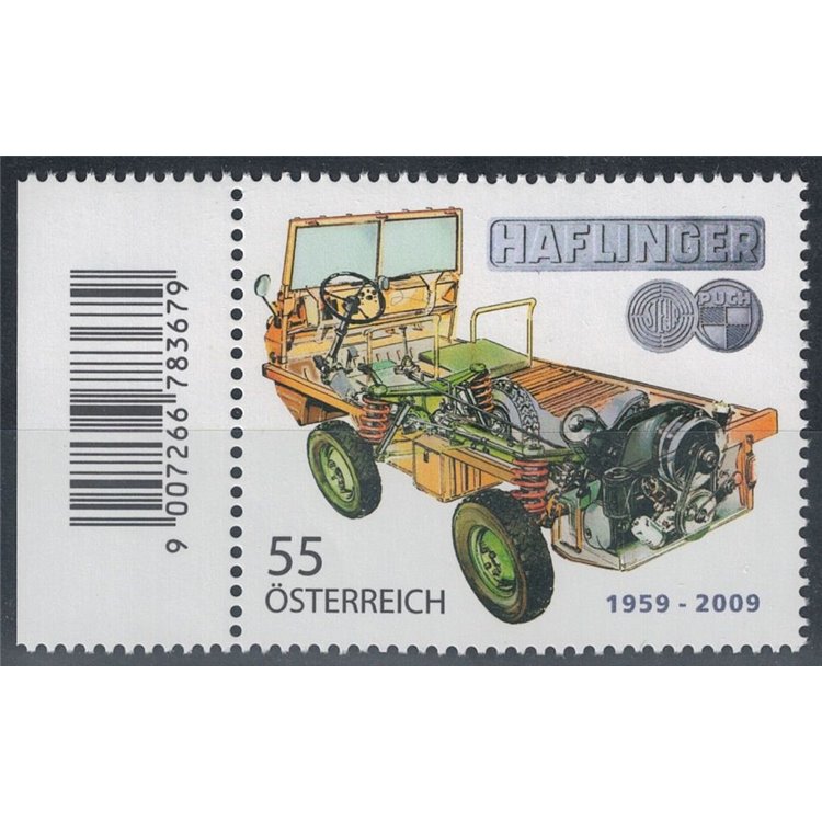 AUSTRIA 2009 Haflinger MNH Off-Road Vehicle**