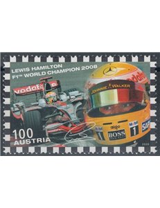 AUSTRIA 2009 Lewis Hamilton MNH**