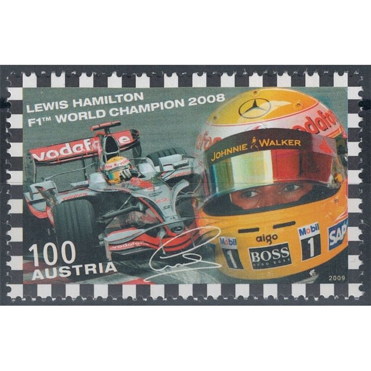 AUSTRIA 2009 Lewis Hamilton MNH**