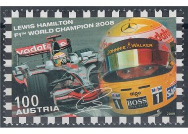 AUSTRIA 2009 Lewis Hamilton MNH**