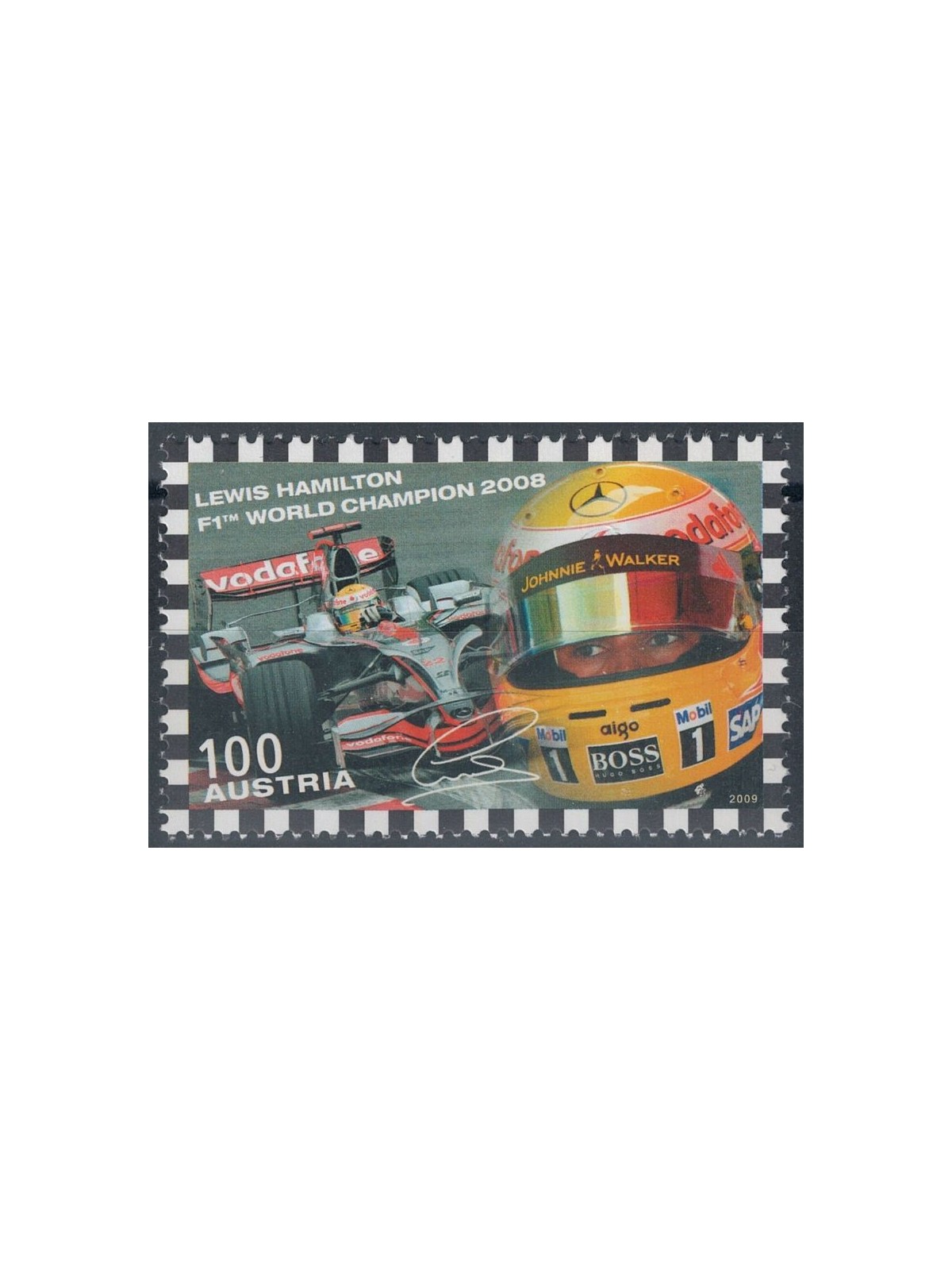 AUSTRIA 2009 Lewis Hamilton MNH**
