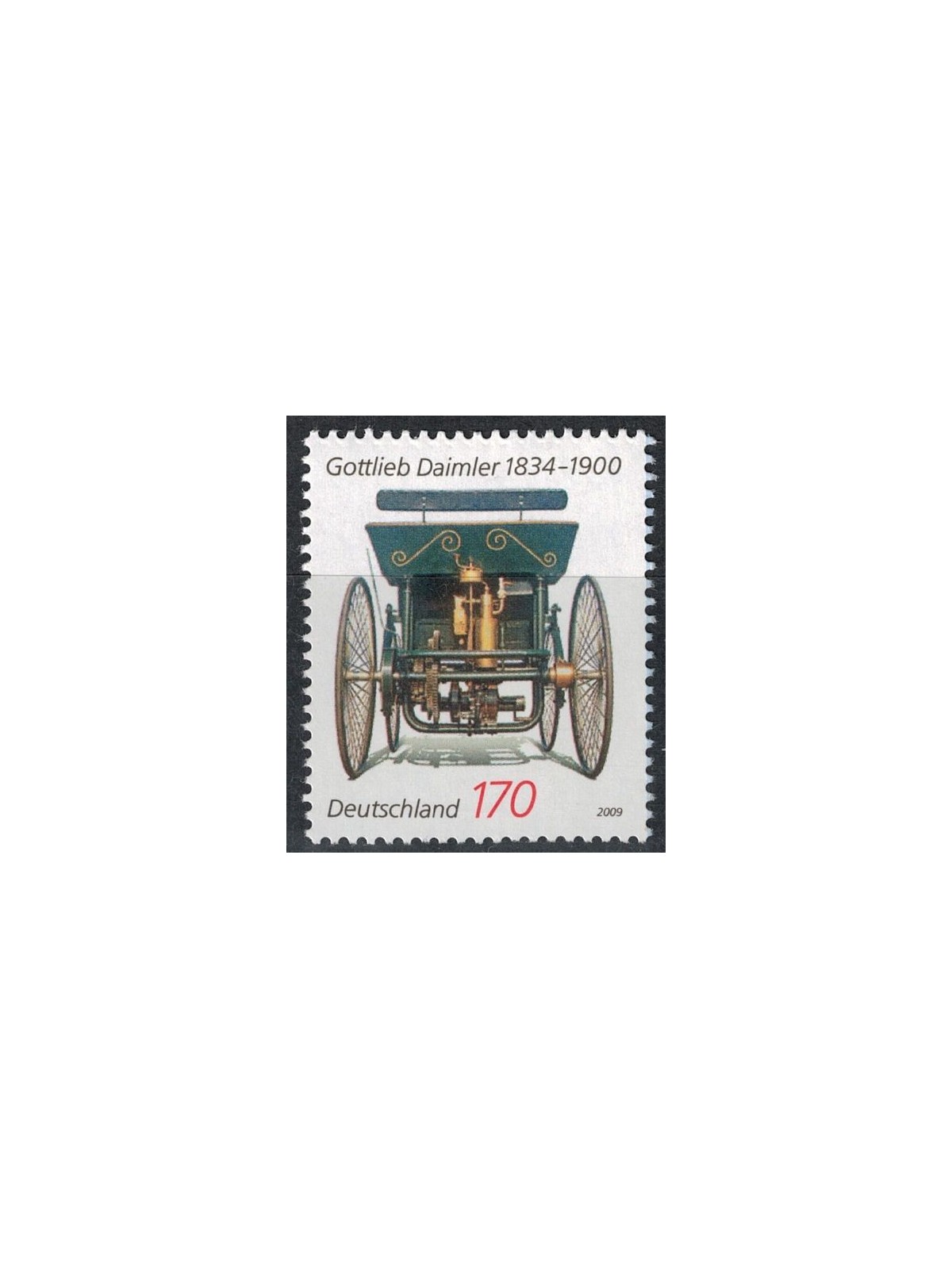 GERMANIA BRD 2009 Gottlieb Daimler 1v MNH**