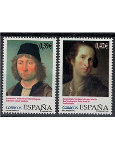 SPAIN 2007 Paintings by Spanish painters 2v MNH**