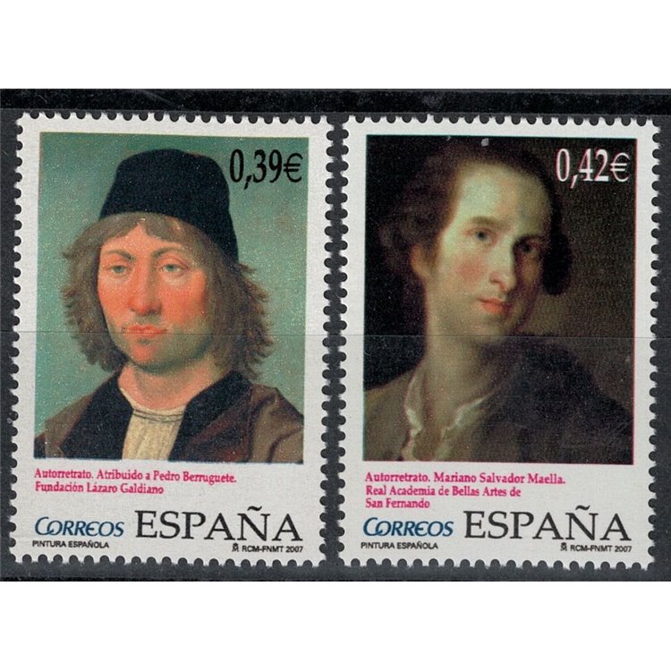 SPAIN 2007 Paintings by Spanish painters 2v MNH**