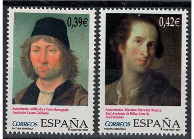 SPAGNA 2007 Dipinti di pittori spagnoli 2v MNH**