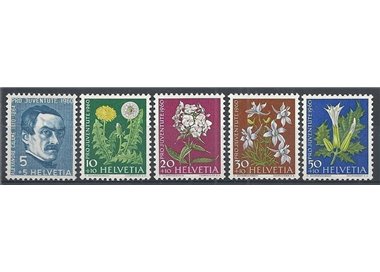 SWITZERLAND 1960 Pro juventute 5v MNH**