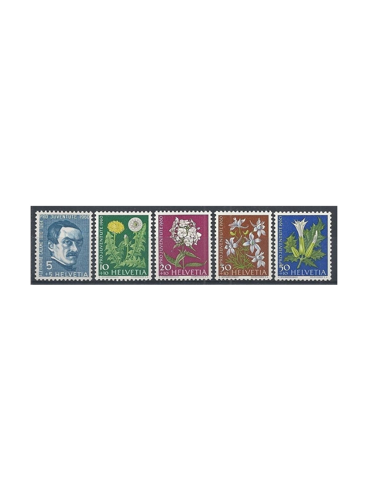 SVIZZERA 1960 Pro juventute 5v MNH**