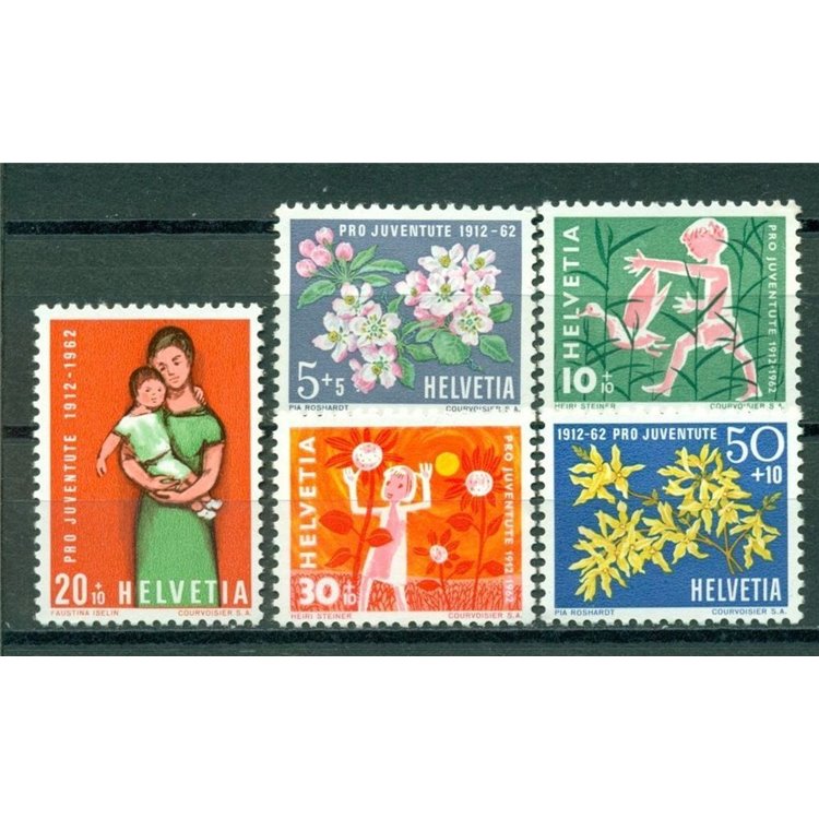 SVIZZERA 1962 Pro juventute 5v MNH**